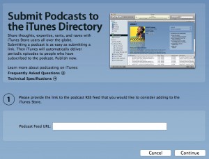iTunes Podcast Submission