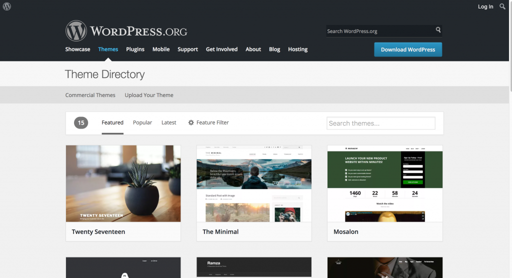 WordPress Org Themes