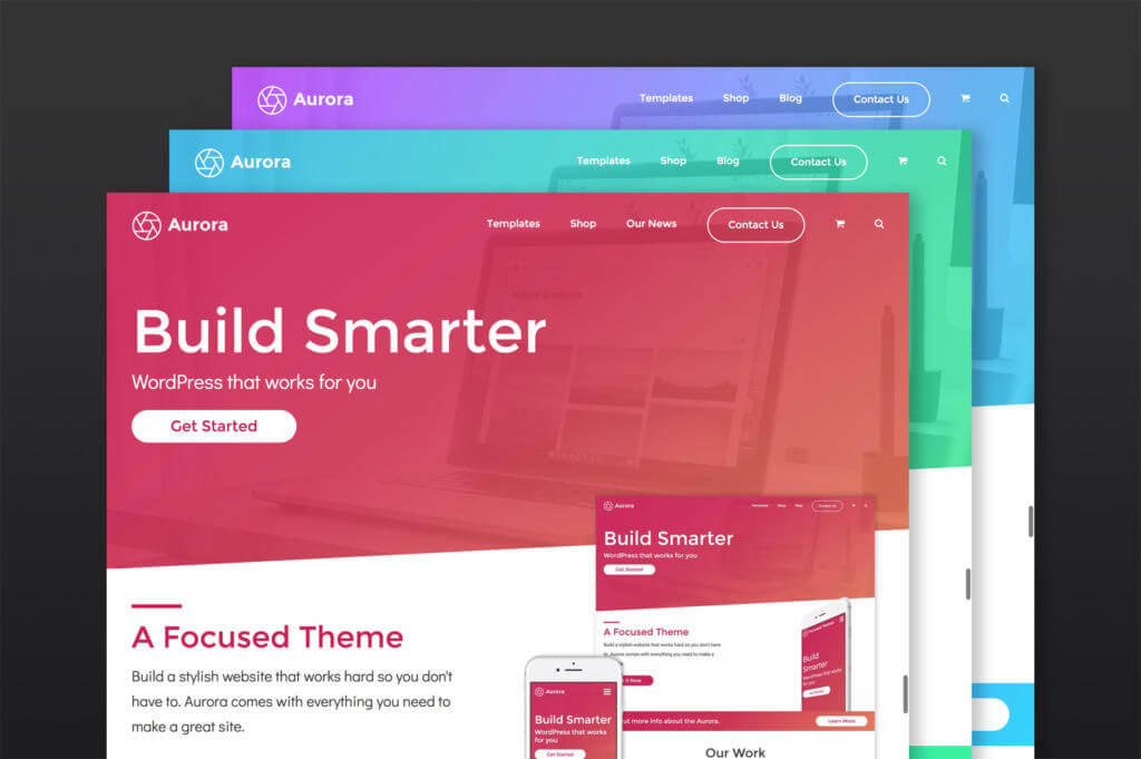 Aurora WordPress Theme